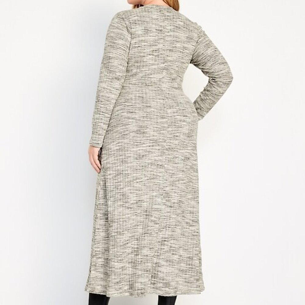 Old Navy Gray Long Sleeve Women's Dress
